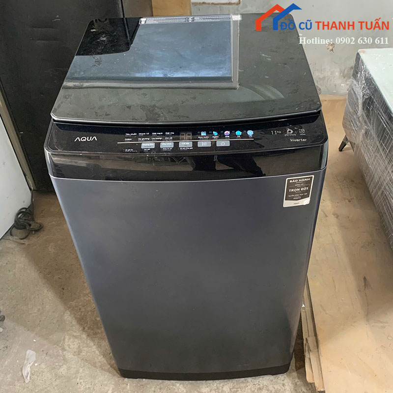 Máy Giặt Aqua Cũ 11kg Inverter Cửa Trên