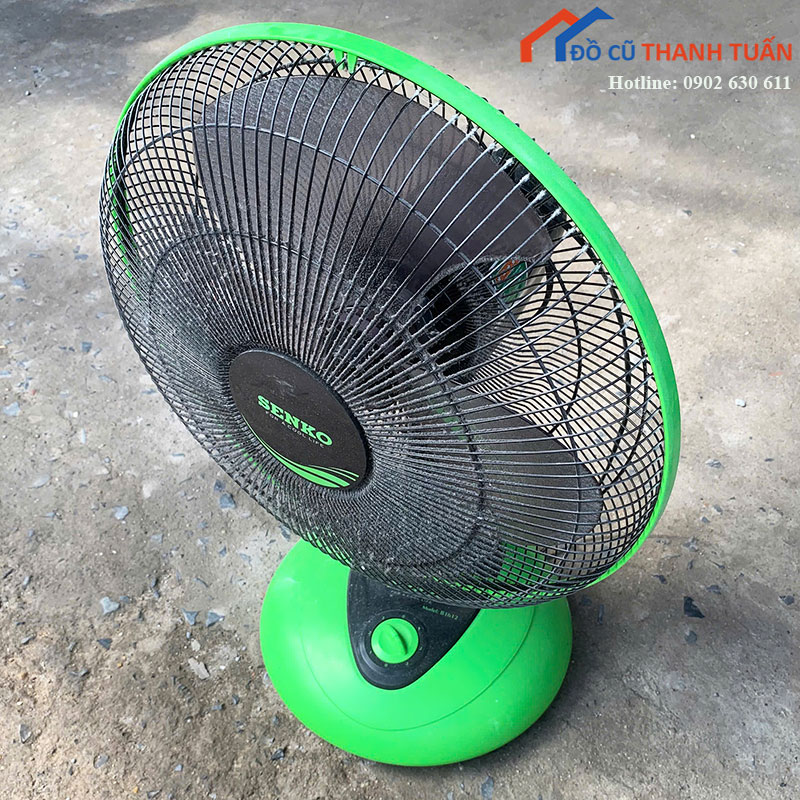 quat-dien-cu-senko-canh-mau-xanh-3 Quạt Điện Cũ Senko Cánh Màu Xanh
