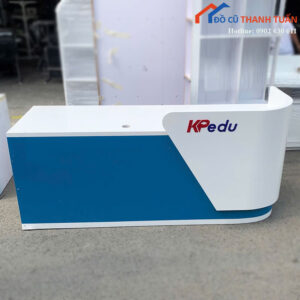 Quầy Lễ Tân Cũ 1m95 Phối Màu Xanh Trắng