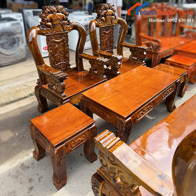 salon-uyen-uong-go-phuc-loc-tho-moi-99-tay-10-cham-khac-2 Salon Uyên Ương Gỗ Phúc Lộc Thọ Mới 99% Tay 10 Chạm Khắc