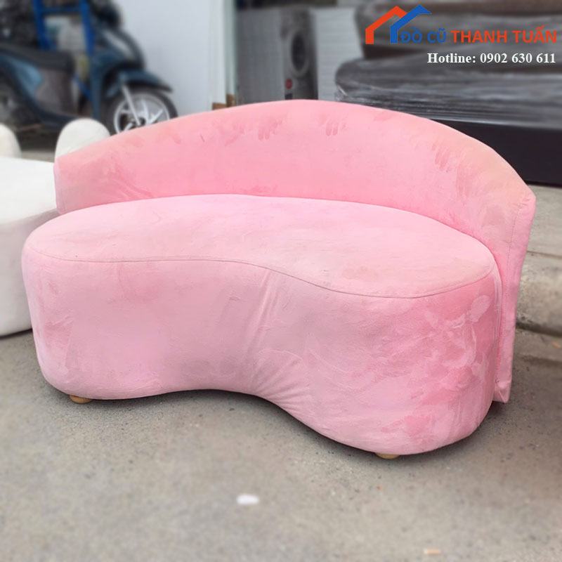 sofa-hat-dau-cu-boc-ni-mau-hong-dang-cong-3 Sofa Hạt Đậu Cũ Bọc Nỉ Màu Hồng Dáng Cong