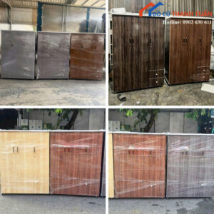 Tủ Áo Nhựa 3 Cánh Mới 99% Có Hộc Kéo Đựng Đồ
