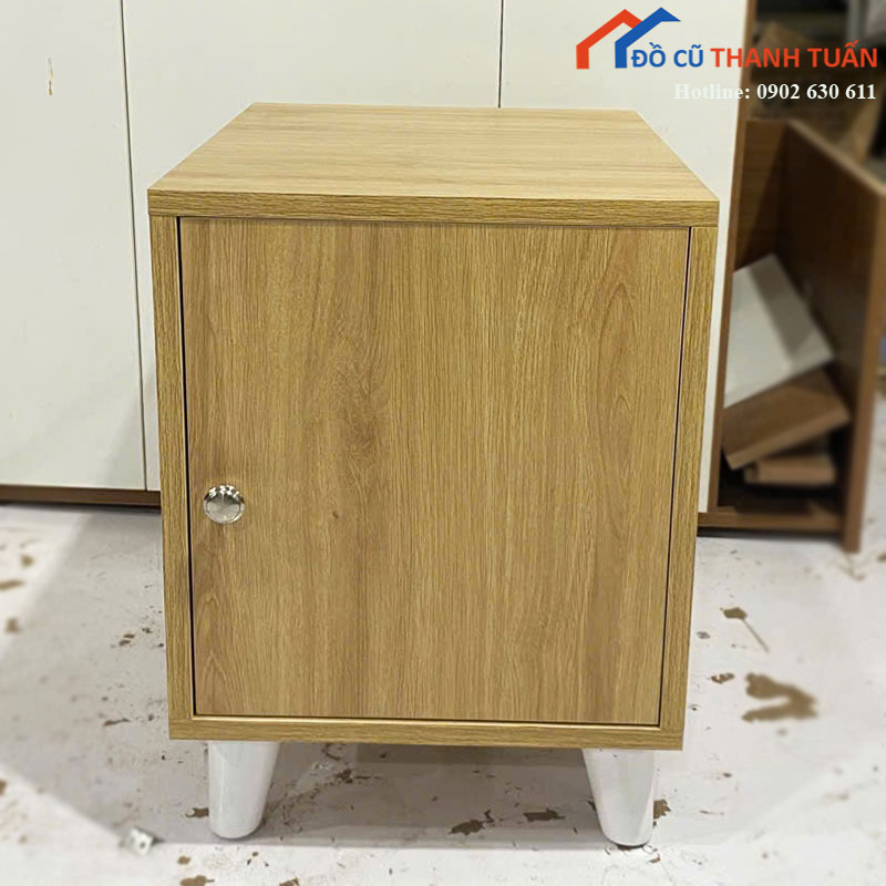 tu-dau-giuong-moi-99-mau-go-1-canh-2 Tủ Đầu Giường Mới 99% Màu Gỗ 1 Cánh