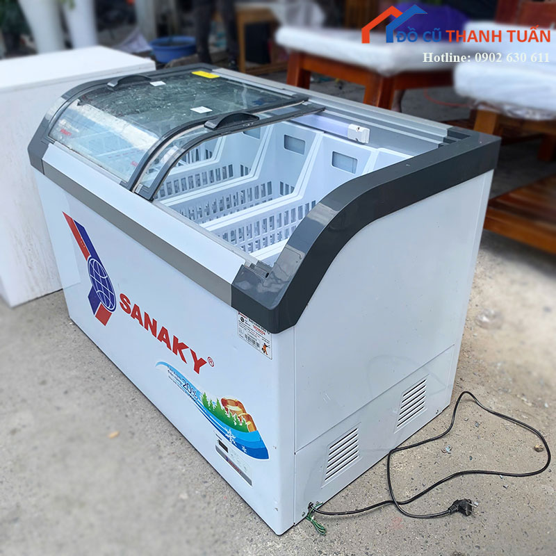Tủ Đông Sanaky Cũ VH-4899KB Kính Cong