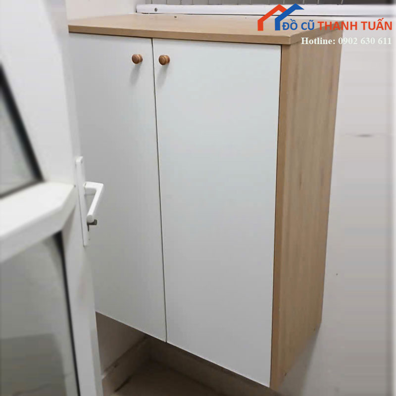 Tủ Đựng Giày Cũ Bằng Gỗ 2 Cánh