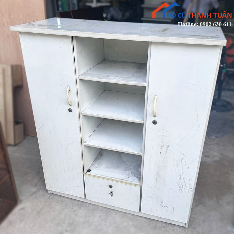 tu-dung-giay-dep-cu-2-canh-kem-ke-3 Tủ Đựng Giày Dép Cũ 2 Cánh Kèm Kệ