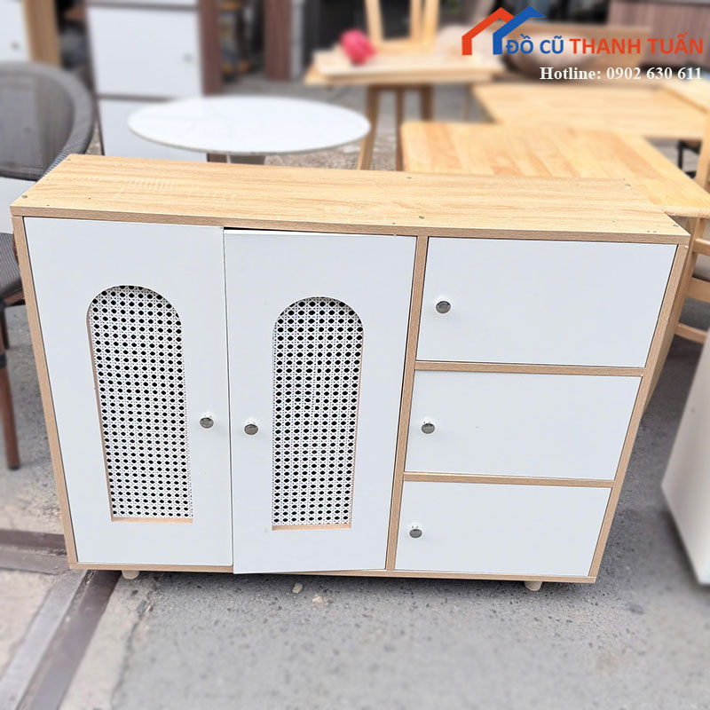 tu-giay-cu-2-canh-kem-3-ngan-keo-tien-dung-2 Tủ Giày Cũ 2 Cánh Kèm 3 Ngăn Kéo Tiện Dùng