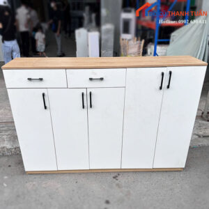 Tủ Giày Dép Gỗ Công Nghiệp Cũ 1m6