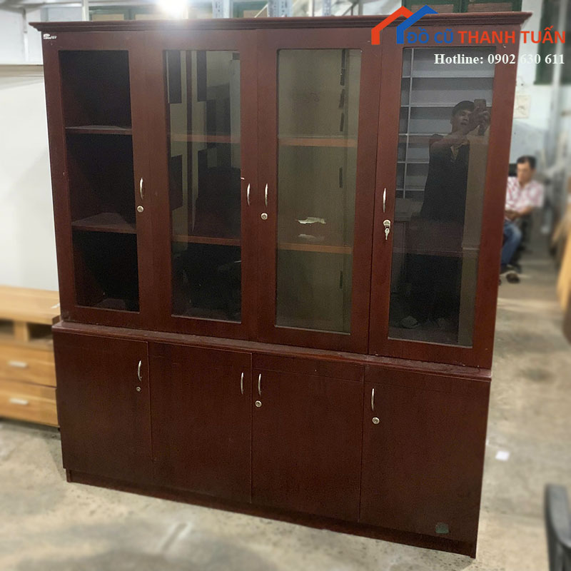 Tủ Hồ Sơ Văn Phòng Cũ 1m8 Nhiều Ngăn