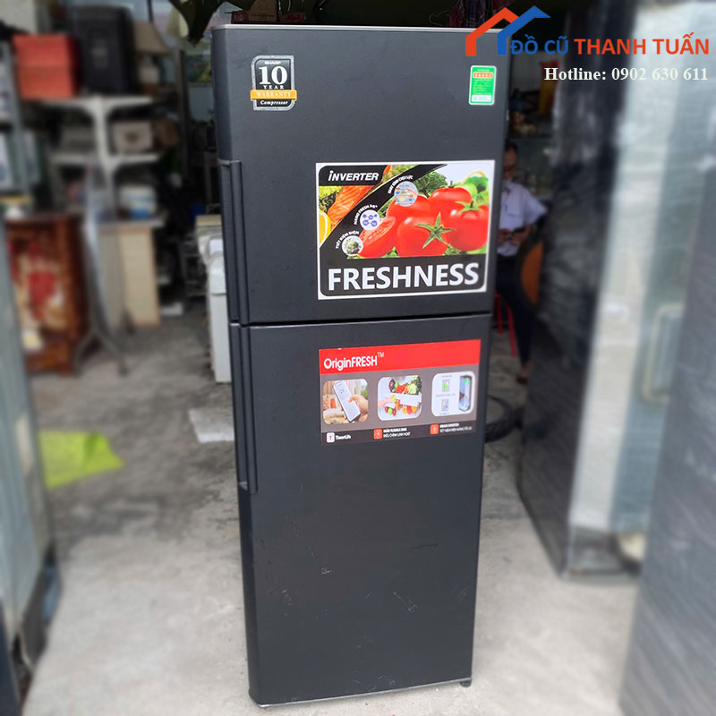 tu-lanh-cu-2-canh-inverter-ngan-da-tren-3 Tủ Lạnh Cũ 2 Cánh Inverter Ngăn Đá Trên