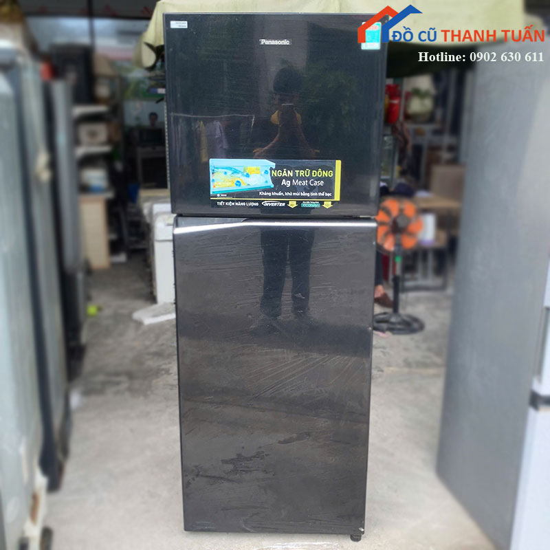 tu-lanh-panasonic-cu-2-canh-inverter-ngan-da-tren-2 Tủ Lạnh Panasonic Cũ 2 Cánh Inverter Ngăn Đá Trên
