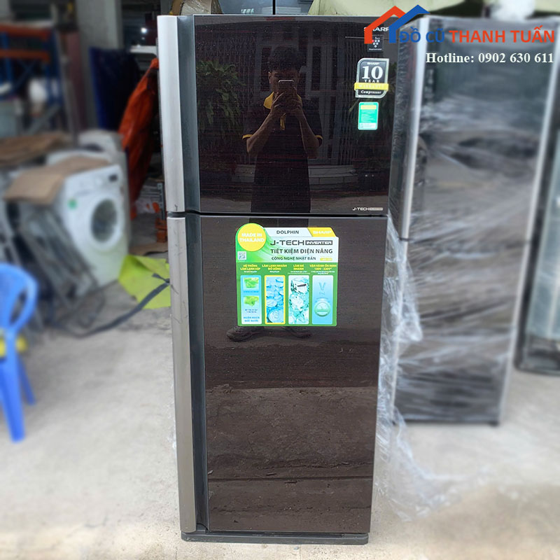 Tủ Lạnh Sharp Cũ 2 Cánh Công Nghệ J Tech Inverter