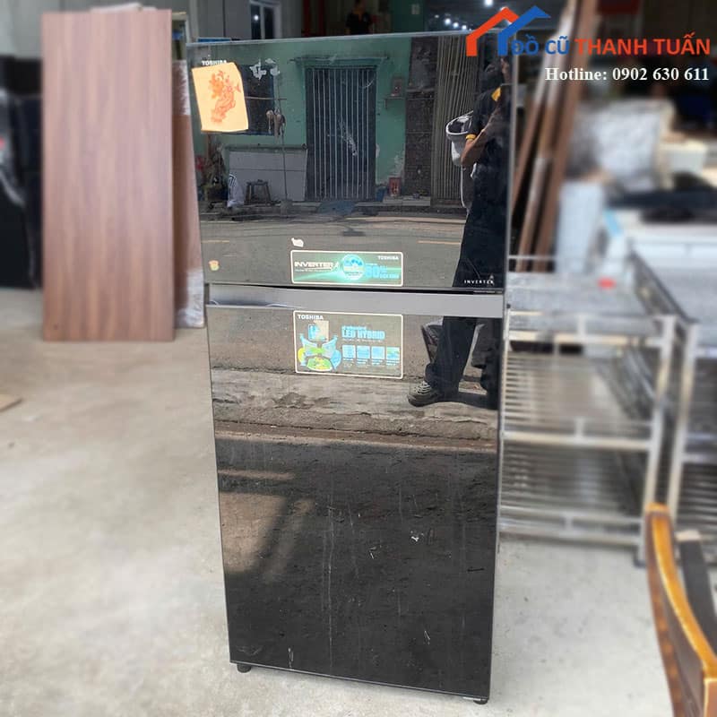 Tủ Lạnh Toshiba Inverter Cũ 2 Cửa Model GR-TG41VPDZ(XK1)