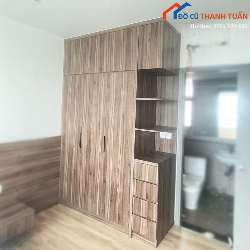 tu-quan-ao-am-tran-cu-kem-ke-va-hoc-ben-hong-1 Tủ Quần Áo Âm Trần Cũ Kèm Kệ Và Hộc Bên Hông