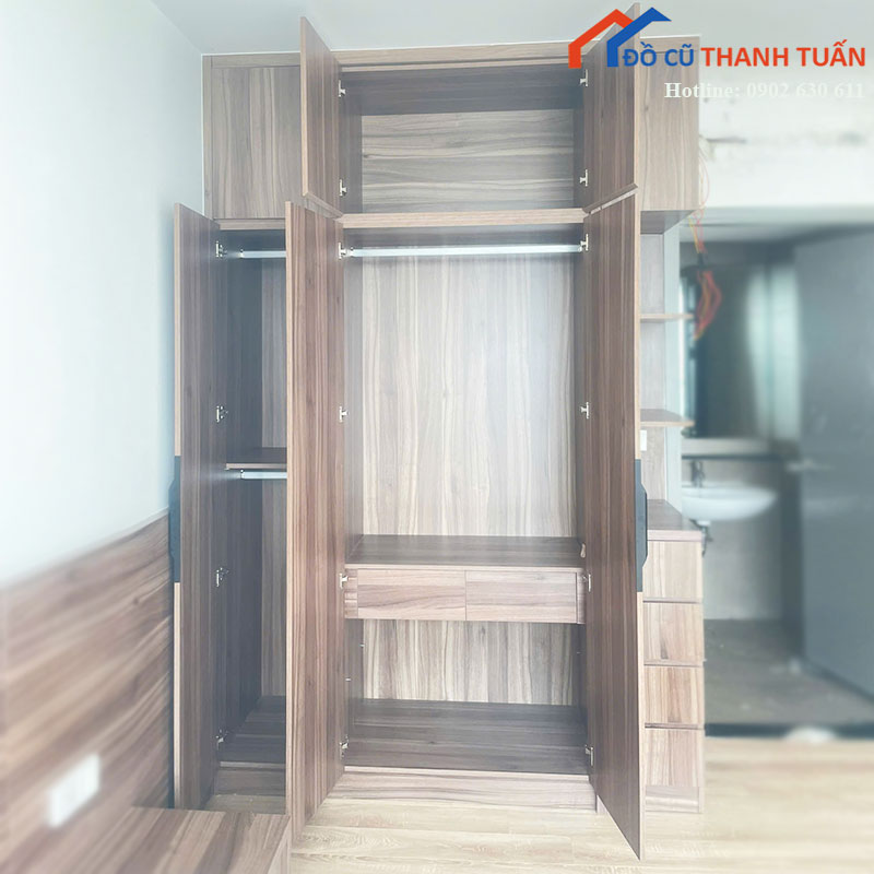 tu-quan-ao-am-tran-cu-kem-ke-va-hoc-ben-hong-6 Tủ Quần Áo Âm Trần Cũ Kèm Kệ Và Hộc Bên Hông
