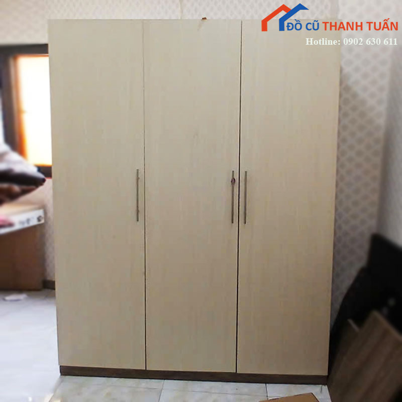 Tủ Quần Áo Cũ Gỗ Công Nghiệp Có Ngăn Kéo