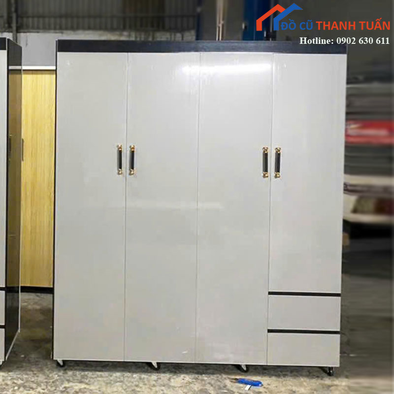 tu-quan-ao-nhua-4-canh-moi-99-nhieu-ngan-nhieu-mau-2 Tủ Quần Áo Nhựa 4 Cánh Mới 99% Nhiều Ngăn (Nhiều Mẫu)