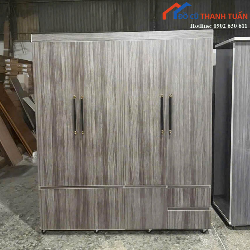 tu-quan-ao-nhua-4-canh-moi-99-nhieu-ngan-nhieu-mau-7 Tủ Quần Áo Nhựa 4 Cánh Mới 99% Nhiều Ngăn (Nhiều Mẫu)