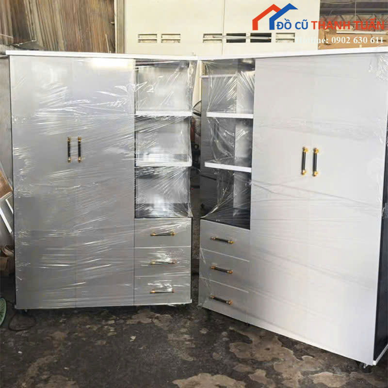 tu-quan-ao-nhua-dai-loan-2-canh-moi-99-kem-ke (6) Tủ Quần Áo Nhựa Đài Loan 2 Cánh Mới 99% Kèm Kệ (Nhiều Mẫu)