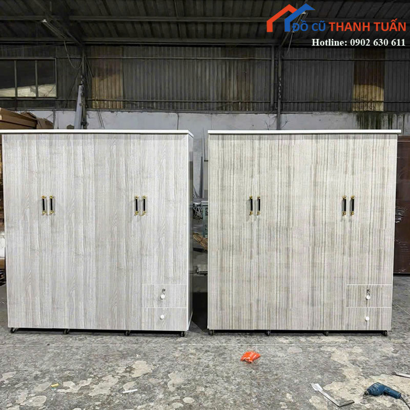 tu-quan-ao-nhua-dai-loan-4-canh-moi-99-kem-ngan-keo (1) Tủ Quần Áo Nhựa Đài Loan 4 Cánh Mới 99% Kèm Ngăn Kéo