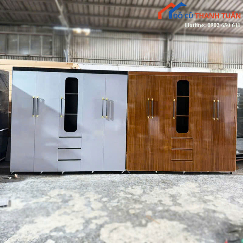tu-quan-ao-nhua-dai-loan-5-canh-moi-99-co-ngan-keo (11) Tủ Quần Áo Nhựa Đài Loan 5 Cánh Mới 99% Có Ngăn Kéo