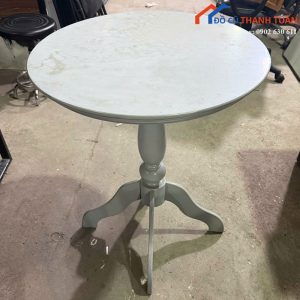 Bàn Cà Phê Tròn Nhỏ Gọn Chân Trụ Cũ