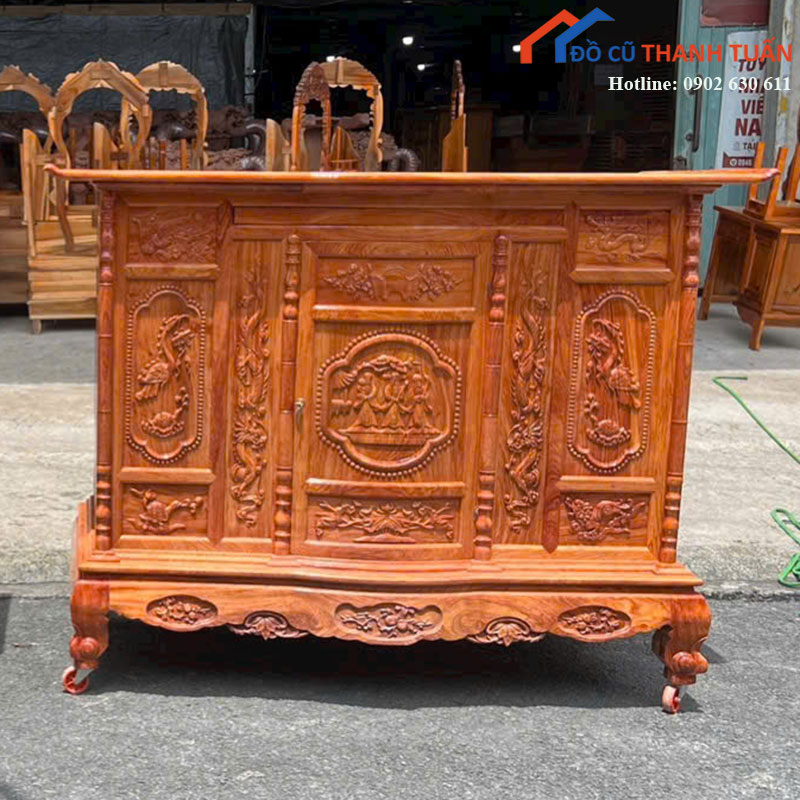 ban-tho-gia-tien-go-moi-99-kieu-dang-truyen-thong (3) Bàn Thờ Gia Tiên Gỗ Mới 99% Kiểu Dáng Truyền Thống