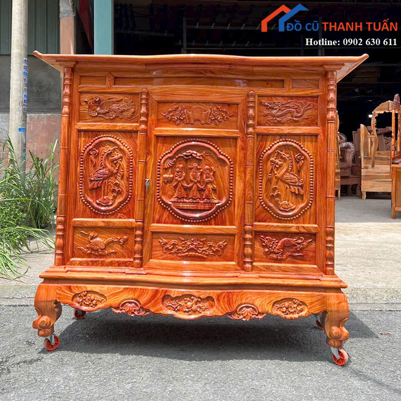 ban-tho-gia-tien-go-moi-99-kieu-dang-truyen-thong (6) Bàn Thờ Gia Tiên Gỗ Mới 99% Kiểu Dáng Truyền Thống