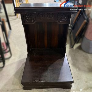 Bàn Thờ Ông Địa Thần Tài Cũ Gỗ Chạm Khắc Chữ Phúc
