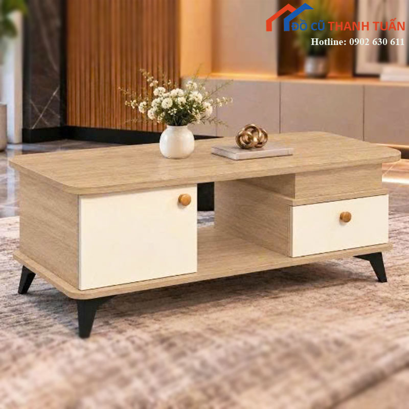 ban-tra-sofa-moi-99-mat-van-da-trang-hien-dai-3 Bàn Trà Sofa Mới 99% Mặt Vân Đá Trắng Hiện Đại