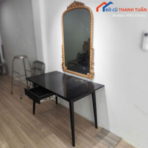 Bàn Trang Điểm Cũ Gương Viền Vàng