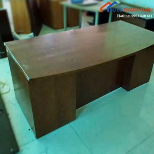 Bàn Trưởng Phòng Cũ 1m4 Gỗ Nâu Chắc Chắn