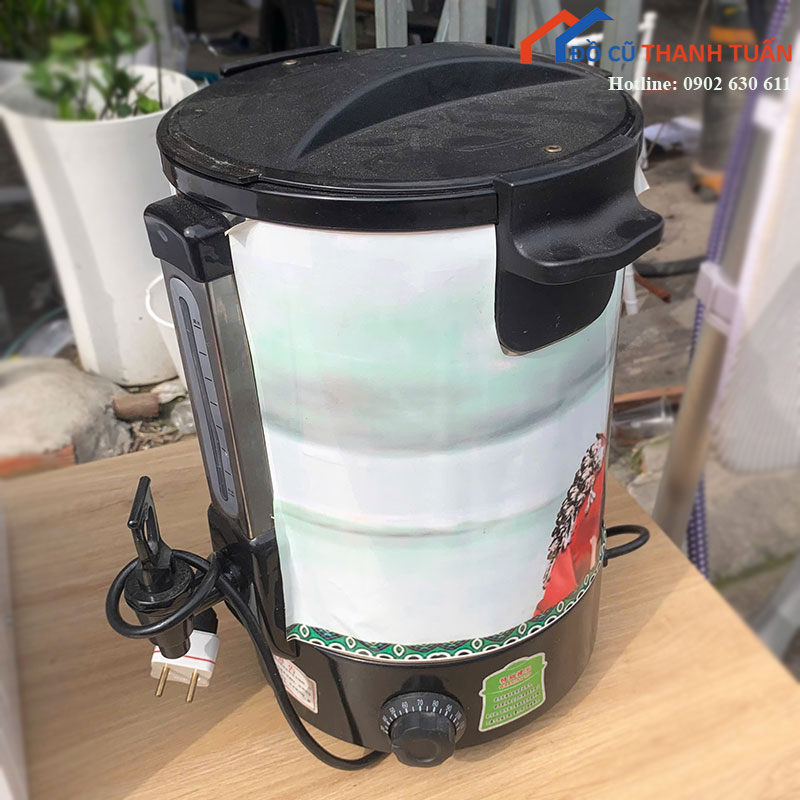 Bình Đun Trà Milk Tea Cũ Bằng Điện Có Vòi Rót