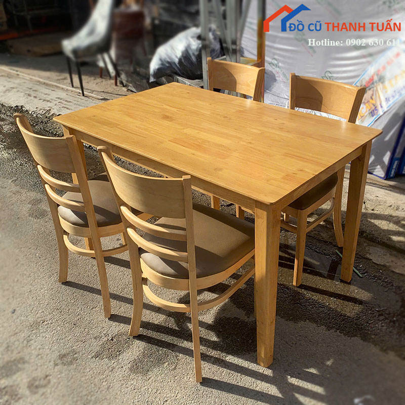 bo-ban-an-go-tu-nhien-4-ghe-cu-2-1 Bộ Bàn Ăn Gỗ Tự Nhiên 4 Ghế Cũ