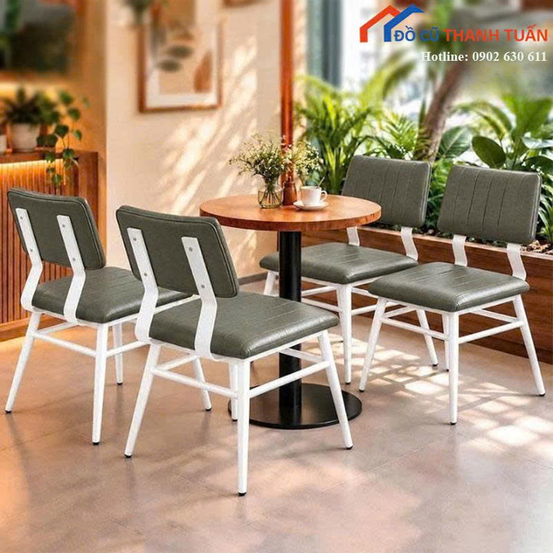 bo-ban-ghe-cafe-moi-99-ban-tron-kem-4-ghe-dem-nhieu-mau (4) Bộ Bàn Ghế Cafe Mới 99% Bàn Tròn Kèm 4 Ghế Đệm (Nhiều Màu)