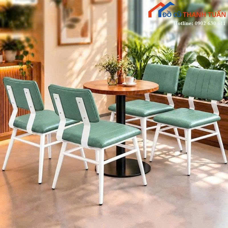 bo-ban-ghe-cafe-moi-99-ban-tron-kem-4-ghe-dem-nhieu-mau (7) Bộ Bàn Ghế Cafe Mới 99% Bàn Tròn Kèm 4 Ghế Đệm (Nhiều Màu)