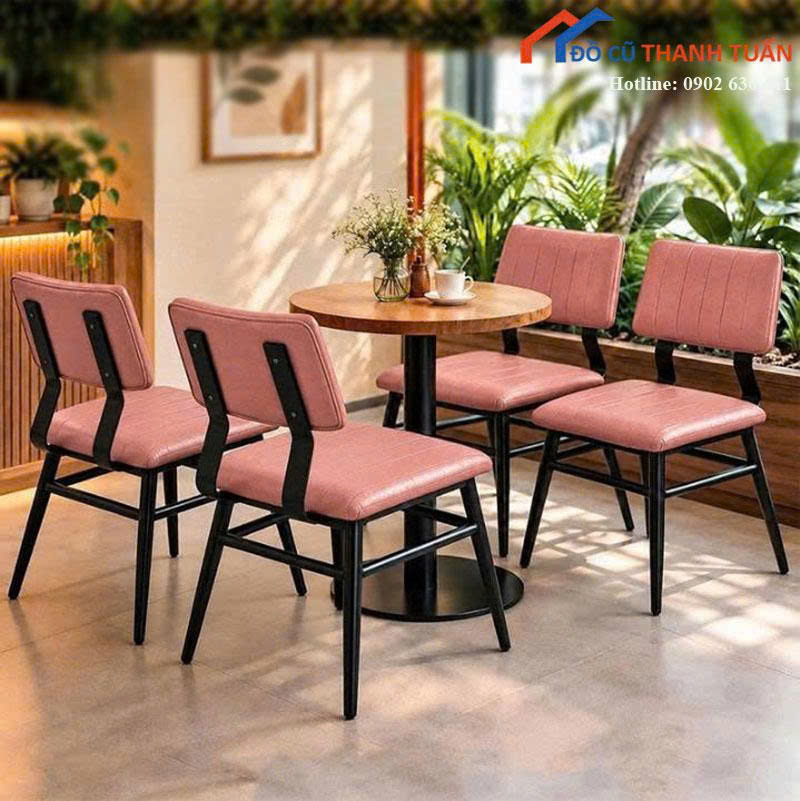 bo-ban-ghe-cafe-moi-99-ban-tron-kem-4-ghe-dem-nhieu-mau (8) Bộ Bàn Ghế Cafe Mới 99% Bàn Tròn Kèm 4 Ghế Đệm (Nhiều Màu)
