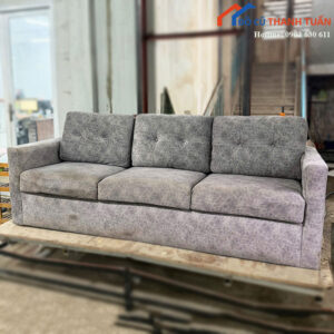 Ghế Sofa Băng 3 Chỗ Bọc Nỉ Cũ