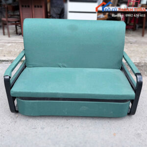 Ghế Sofa Bed Cũ Bọc Nệm Có Tay Vịn