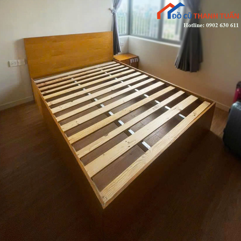 giuong-go-cu-co-dat-thanh-chac-chan-nhieu-kich-thuoc-3 Giường Gỗ Cũ Có Dát Thanh Chắc Chắn (Nhiều Kích Thước)