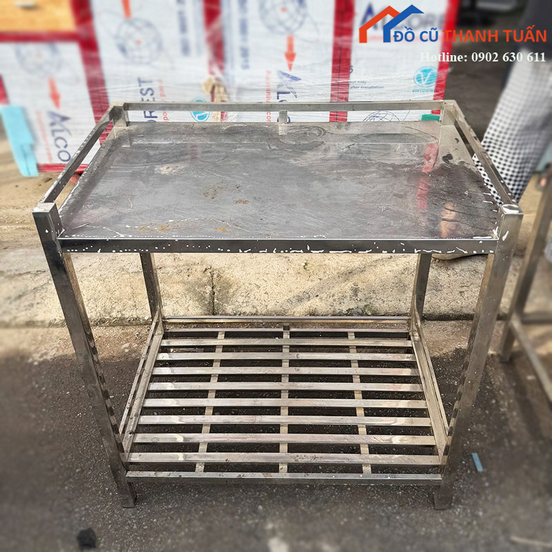 Kệ Inox Cũ 2 Tầng Bền Đẹp