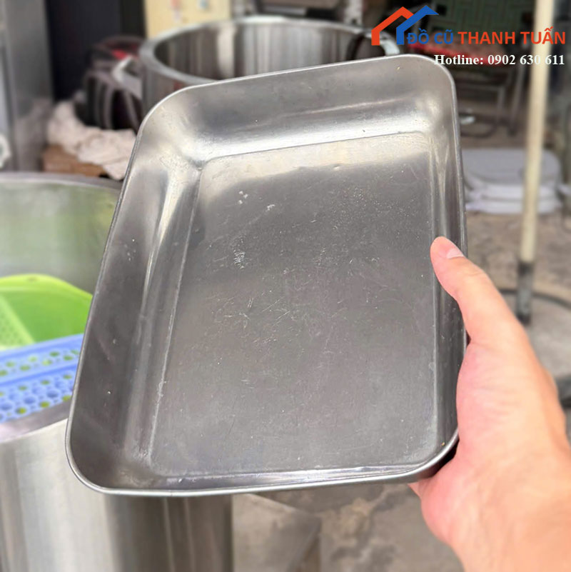 khay-inox-cu-hinh-chu-nhat-long-sau-vien-bo-tron-nhieu-kt-1 Khay Inox Cũ Hình Chữ Nhật Lòng Sâu Viền Bo Tròn (Nhiều KT)