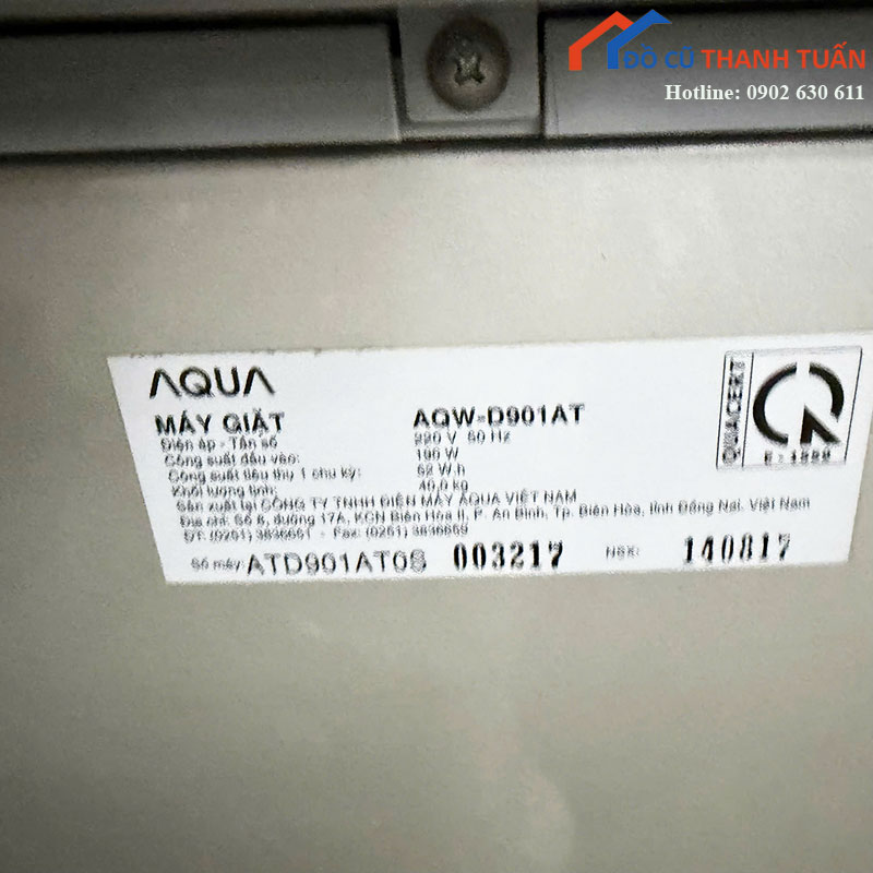 may-giat-aqua-cu-9kg-aqw-d901at-inverter-1 Máy Giặt Aqua Cũ 9Kg AQW-D901AT Inverter