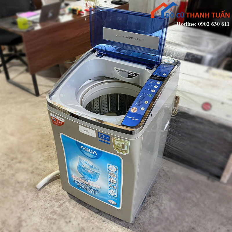 may-giat-aqua-cu-9kg-aqw-d901at-inverter-2 Máy Giặt Aqua Cũ 9Kg AQW-D901AT Inverter
