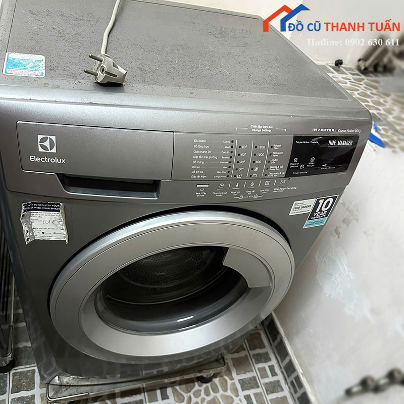 Máy Giặt Electrolux Inverter Cũ Cửa Ngang Hiện Đại
