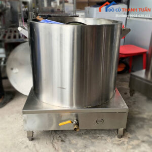 Nồi Nấu Phở Điện Cũ 200L Inox Thân Inox Sáng Bóng