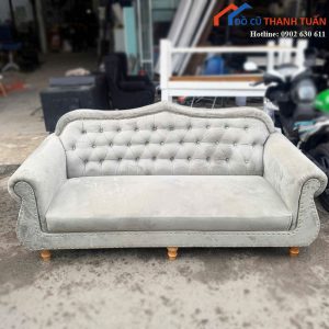 Sofa Băng Bọc Nhung Kiểu Cổ Điển Mới 90%