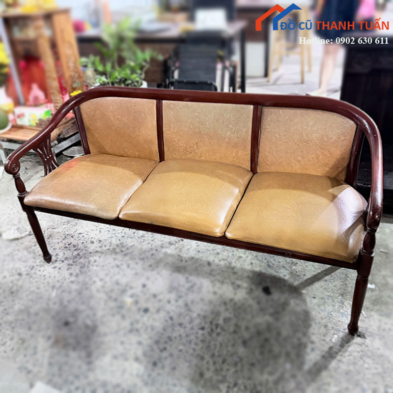 sofa-bang-go-khung-chan-tu-nhien-boc-dem-cu-2 Sofa Băng Gỗ Khung Chân Tự Nhiên Bọc Đệm Cũ