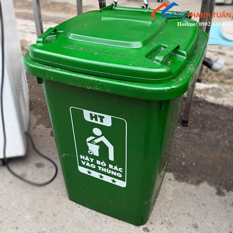 thung-rac-nhua-lon-co-nap-day-cu-2 Thùng Rác Nhựa Lớn Có Nắp Đậy Cũ