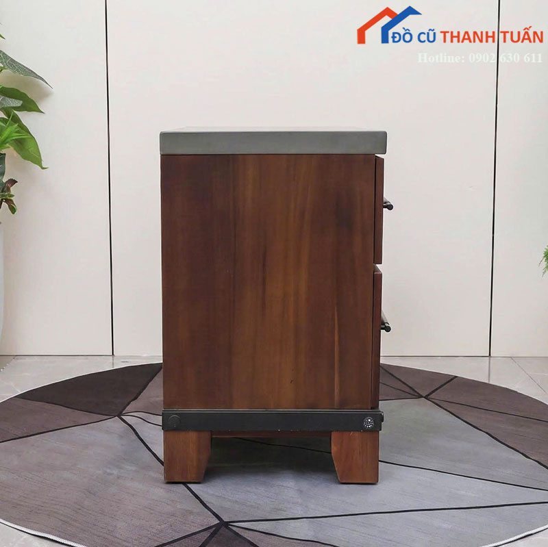 tu-dau-giuong-2-ngan-keo-thanh-ly-moi-99-2 Tủ Đầu Giường 2 Ngăn Kéo Thanh Lý Mới 99%